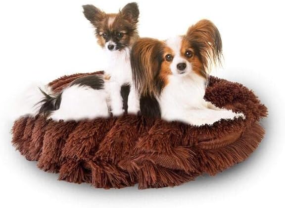 Çinçila Simit Şeklinde Kedi ve Köpek Yatağı 50 cm