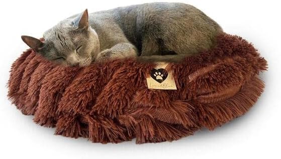 Alternative view of Çinçila Simit Şeklinde Kedi ve Köpek Yatağı 50 cm