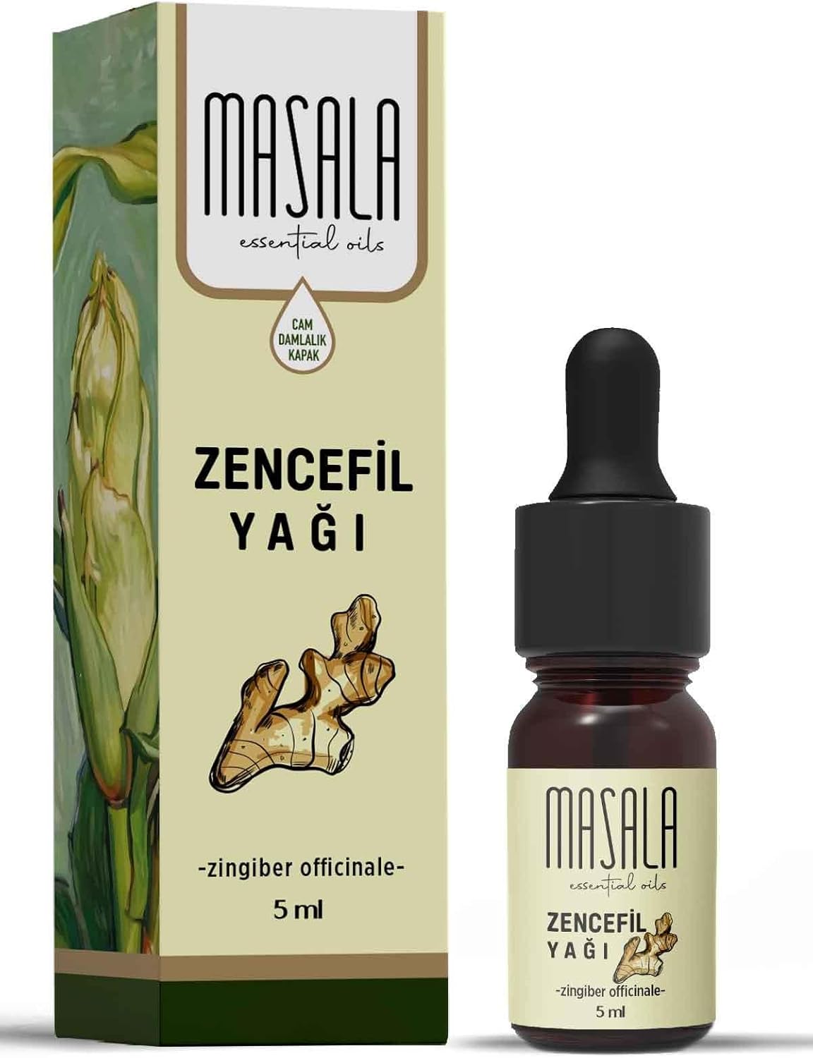 Alternative view of Masala Saf Zencefil Yağı 5 ml - (Ginger Oil)