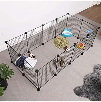 Alternative view of Evcil Küçük Hayvan Kedi Köpek Kuş Evi Kafesi Oyun Parkı Portatif Taşınabilir Metal Tel 12 Panel