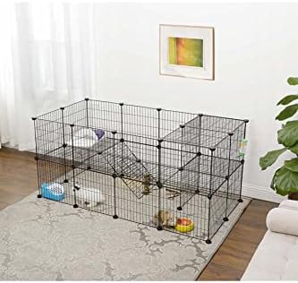 Alternative view of 24 Panel Küçük Hayvan Kedi Köpek Kuş Evi Kafesi Oyun Parkı Portatif Modüler Taşınabilir Metal Tel