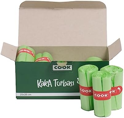 Alternative view of Kaka Torbası, 12 Rulo x 30 Torba, 360 Adet, Elma Kokulu, Yeşil