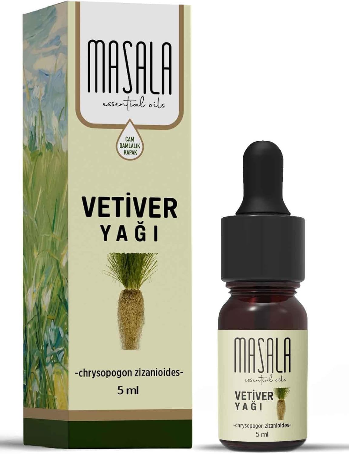 Masala Vetiver Yağı 5 ml - (Vetiver Oil)