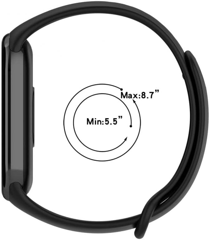 Alternative view of Mi Band 8 ile uyumlu Saat Kayışı Mi Band 8 İle Uyumlu Kaliteli Termoplastik Kordon
