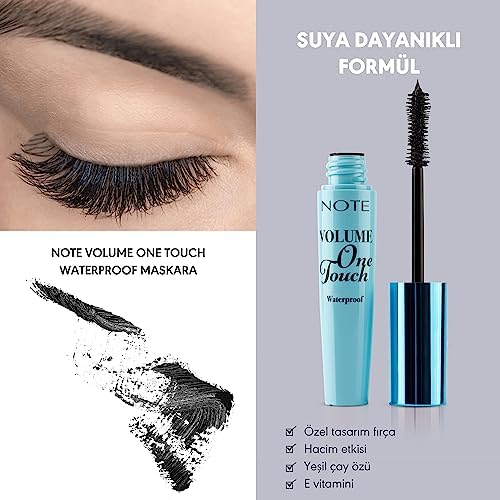 Alternative view of Cosmetics Volume One Hacim ve Uzatma Etkili Suya Dayanıklı, Waterproof Maskara