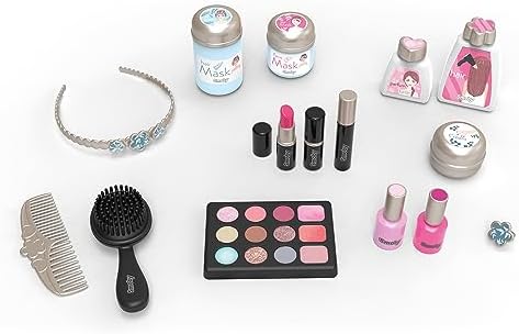 320249, My Beauty Makyaj Masası, Dönebilir Aynalı Makyaj Masası, Birçok Saklama Alanı ve 15 Güzellik Aksesuarı (Makyaj Aletleri Oyuncaktır), Tabure İle Birlikte