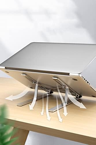 AS-70 7 Kademeli Alüminyum Taşınabilir Laptop Notebook Tablet Standı Katlanabilir Portatif Metal Stant 10 inç-16 inç uyumlu