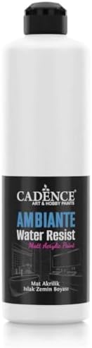 Alternative view of Ambiante Suya Dayanıklı Akrilik Boya AW-03 ESKİMİŞ BEYAZ 500ML + KATALİZÖR 20GR
