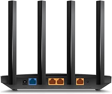 Archer AX12, AX1500 Wi-Fi 6 Gigabit Portlu Kablosuz Router, Fiber Destekli, 4 Gigabit LAN Portları, WPA3, Oyun için İdeal Xbox/PS4/Steam ve 4K