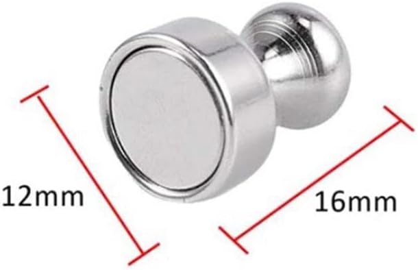 12 Adet Yüksek Kalite Güçlü Mıknatıs Buzdolabı Magnet Fotoğraf Evrak Kağıt Tutucu