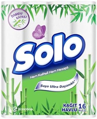 SOLO Bambu Katkılı Kağıt Havlu 16'lı