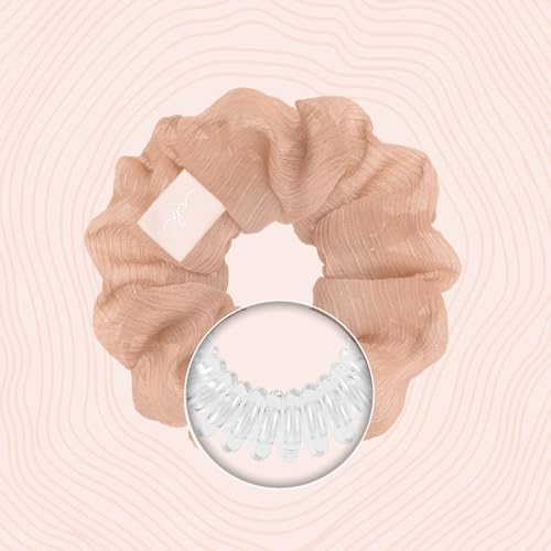 invisibobble EARTH SPRUNCHIE- Geri Dönüşümlü Scrunchie - Geri Dönüştürülmüş Saç Bağları - Gün Boyu Güçlü Tutunma - 1 adet