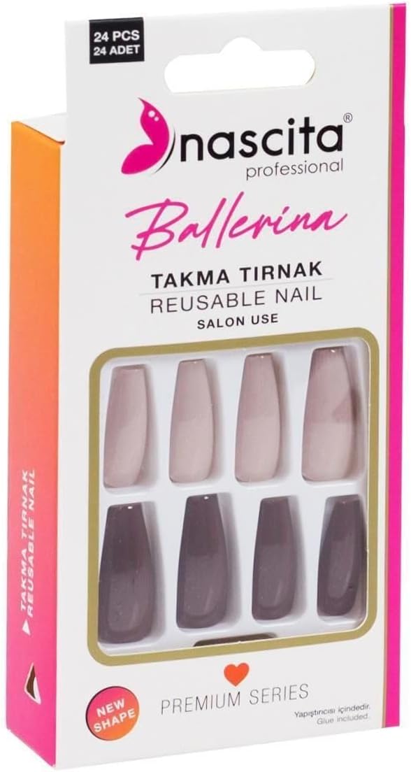 Alternative view of 24'lü Ballerina Renkli Takma Tırnak - 155
