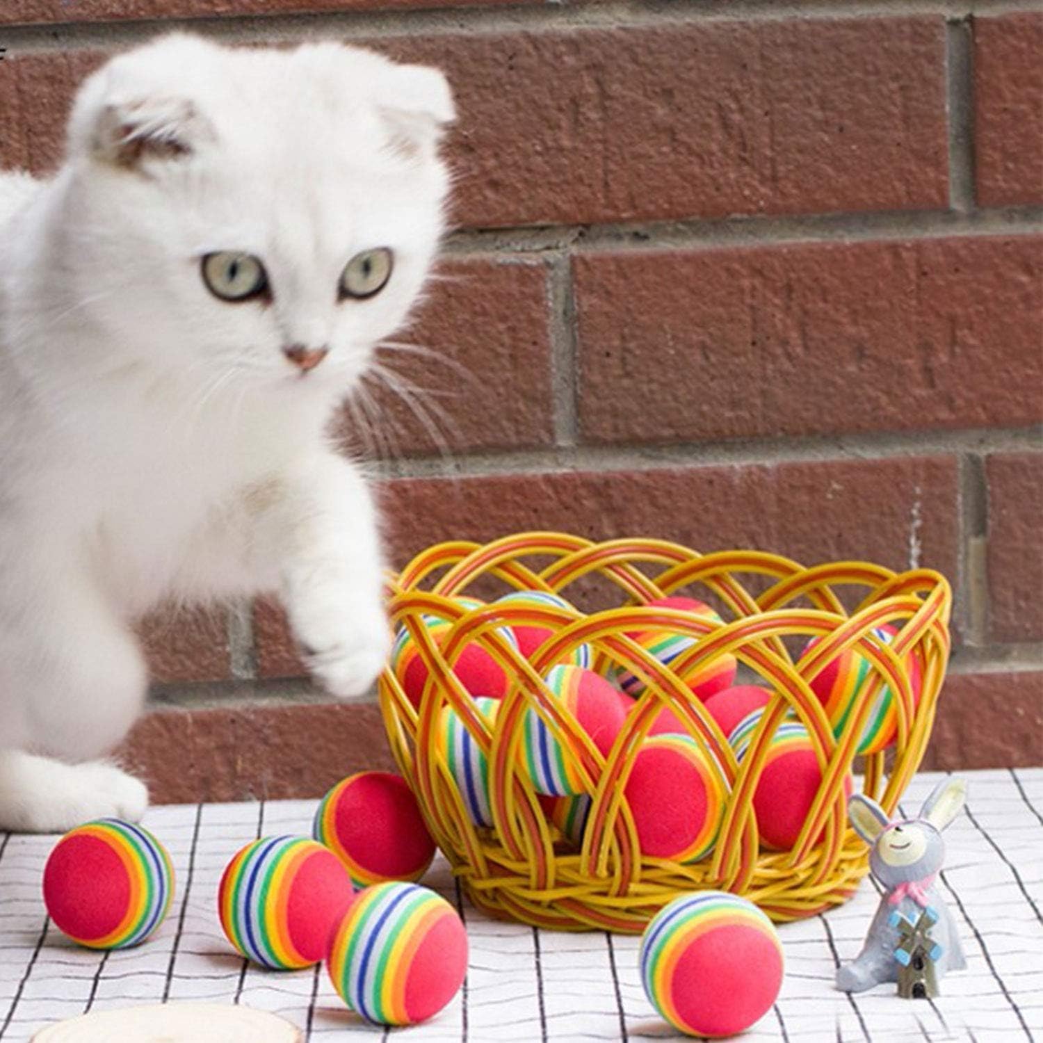 Sünger Kedi Köpek Çiğneme Ve Oyun Topu 4 adet