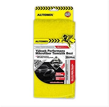 Yüksek Performanslı Mikrofiber Temizlik Bezi 50x50 Cm | Araç ve Ev İçin Etkili Temizlik