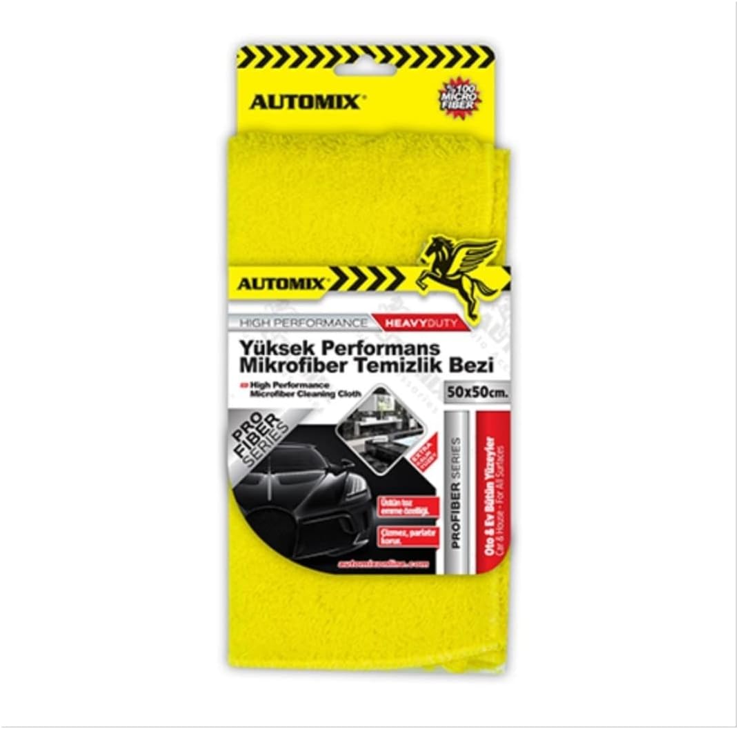 Alternative view of Yüksek Performanslı Mikrofiber Temizlik Bezi 50x50 Cm | Araç ve Ev İçin Etkili Temizlik