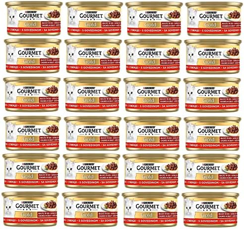 Parça Etli Sığır Etli Yaş Kedi Maması (24 x 85 gr)