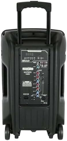Alternative view of LS-P1915EX Portatif Taşınabilir 3 Mikrofonlu Seyyar Ses Sistemi 15 İNÇ 1200 WATT