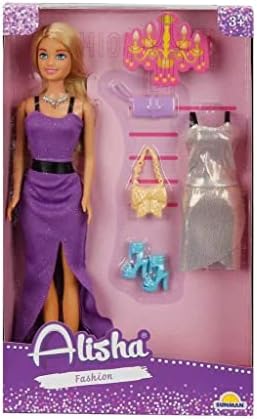 Alternative view of 3393 SUN-RST-SIS Minik Alisha Yedek Kıyafetli Bebek Set 29 cm -