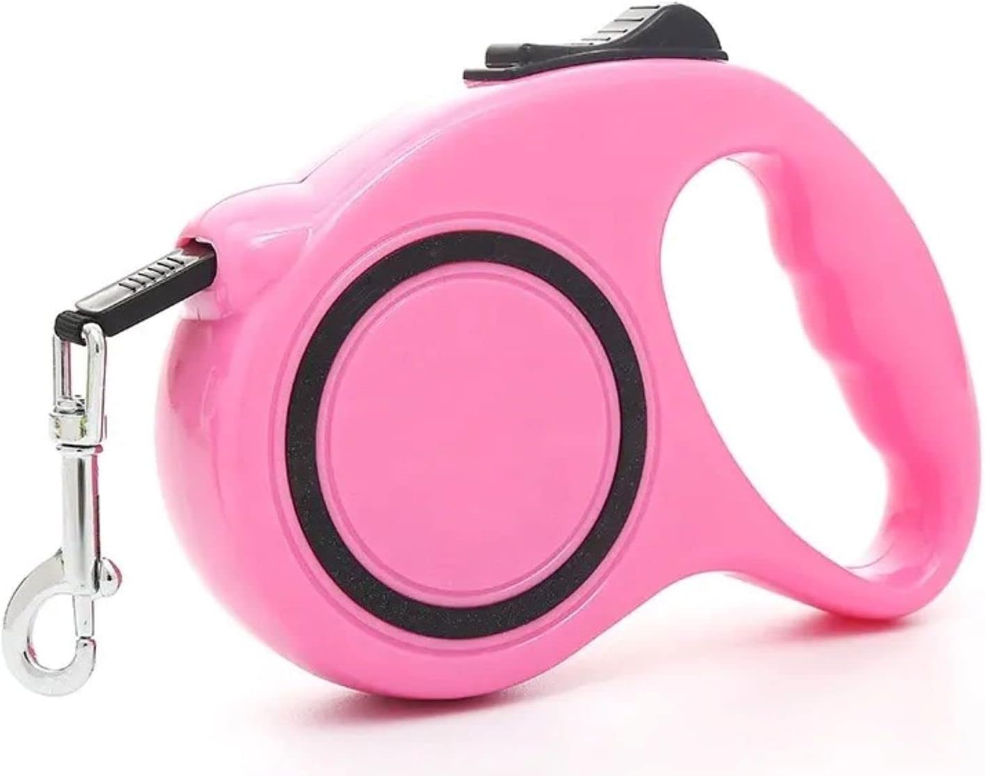 Alternative view of Köpekler İçin Premium 5 Metre Tuş Kontrollü Makaralı Tasma Kayışı - Dayanıklı, Ayarlanabilir 5 Mt (Pembe)