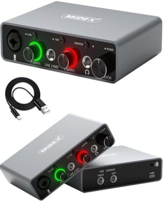 Alternative view of GLX-700GR Üst Segment Usb Stüdyo Ses Kartı 2 Giriş 2 Çıkış 24bit/192kHz