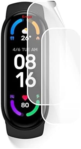 Mi Band 6 ile Uyumlu Ekran Koruyucu Tam Kaplama Şeffaf TPU Film 2 Adet