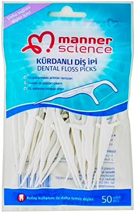 manner science Kürdanlı Diş İpi 50'li