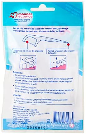 Alternative view of manner science Kürdanlı Diş İpi 50'li