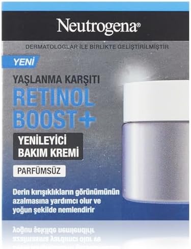 Retinol Boost+ Yenileyici Bakım Kremi Kırışıklık Karşıtı Saf Retinol İçerikli Yaşlanma Karşıtı Yüz Kremi 50 ml