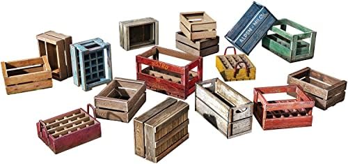 Mini Art 35651 1:35 Ahşap kutular (16) İçecekler/Yiyecekler. - Sadık Reprodüksiyon, Model Yapma, Plastik Kit, Kendin Yap, El Sanatları, El Sanatları, Kolaj, Model Kitleri, Montaj, Boyasız