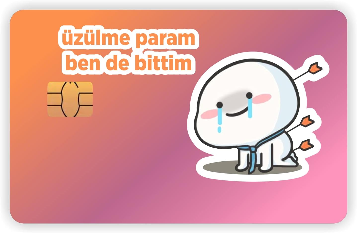 Alternative view of Qubby Üzülme Param Kart Kaplama Kart Etiketi