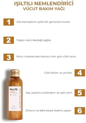 Alternative view of Sinoz No:16 Mucizevi Işıltılı Saç Ve Vücut Bakım Yağı 100 Ml - Parıltılı Nemlendirici Bakım