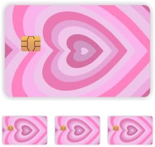 Alternative view of 4 Adet Pembe Kalpli Kart Kaplama Kart Etiketi