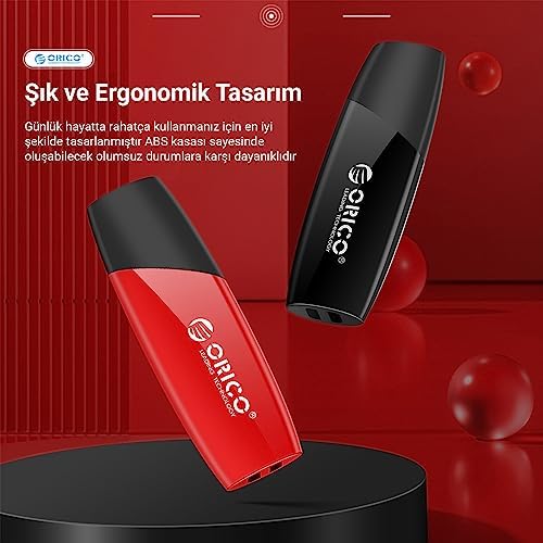 USB3.2 Gen1 64GB USB Bellek Kırmızı