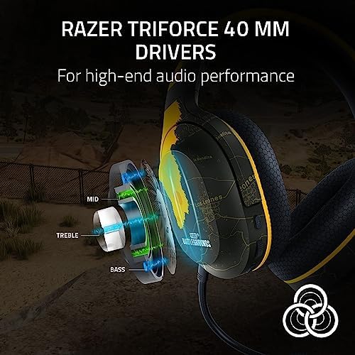 Barracuda X - Kablosuz çoklu platform oyun ve mobil kulaklık (kablosuz USB-C çoklu platform bağlantısı, 250 g ergonomik tasarım, 40 mm sürücü, 20 saat pil ömrü) PUBG: Battlegrounds Edition