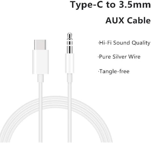 TAK ÇALIŞTIR Type C Aux ses Kablosu PD Aux Çevirici cep telefonları tabletler araba teypleri speaker hoparlör bilgisayar mac BÜTÜN TYPE C SES ÇIKIŞLI CİHZLARA UYUMLU VE TAK VE DİREK KULLAN !!! 030