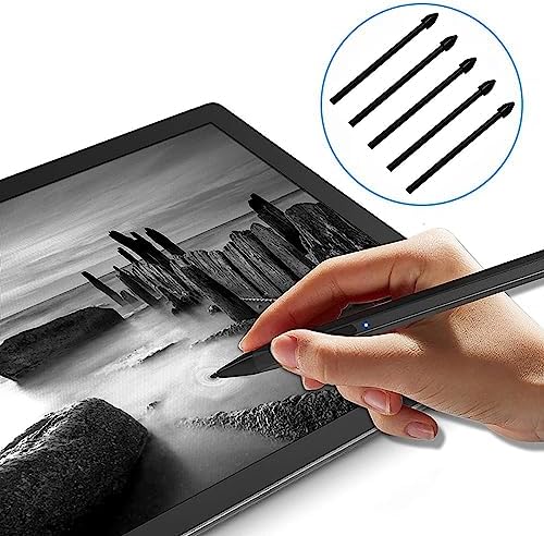 S-Pen yedek uçlar Galaxy Tab S7 FE/Tab S7 / Tab S7+ Plus/Galaxy Tab S8 / Tab S8+ Plus/Tab S8 Ultra için dokunmatik Stylus S Pen Uçlar uç alet seti, 5 adet (siyah)