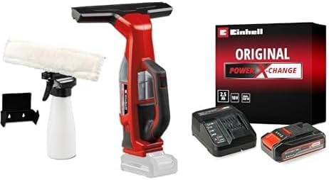 BRILLIANTO - Solo, Akülü Cam Temizleme Makinesi ve 18V 2,5 Ah PXC Starter Kit (Başlangıç Seti)