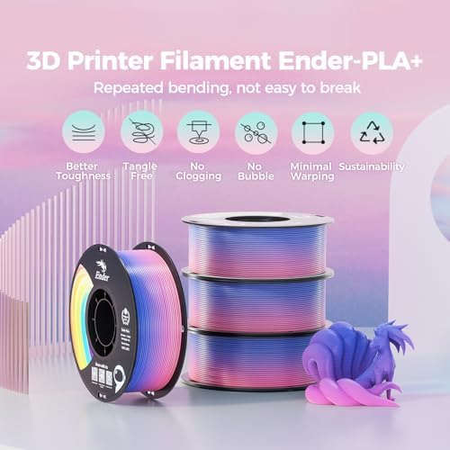 Creality Ender PLA Plus 1.75 mm 1 kg Gökkuşağı Filament