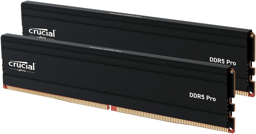 Pro 64GB DDR5 RAM Kiti (2x32GB), 5600MHz (veya 5200MHz veya 4800MHz) Masaüstü Bellek UDIMM 288-pin, 13. Nesil Intel Core ve AMD Ryzen 7000 ile Uyumlu - CP2K32G56C46U5
