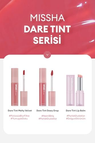 Uzun Süre Kalıcı, Nemli Bitiş Sunan Parlak Tint Dare Tint Dewy Drop (Rosy Drop)