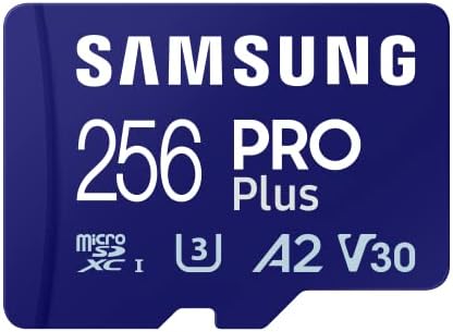Alternative view of SAMSUNG PRO Plus 256 GB microSD Hafıza Kartı + Adaptör, 180 MB/sn'ye kadar, Full HD ve 4K UHD, UHS-I, C10, U3, V30, A2, Telefonlar, Tabletler, GoPRO, DJI Drone için