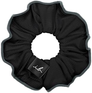 invisibobble Saç lastiği siyah Scrunchie Power Panther, saç lastikleri spor için güçlü tutuş, Scrunchies gri siyah, Münih'in kalbinde tasarlanmıştır