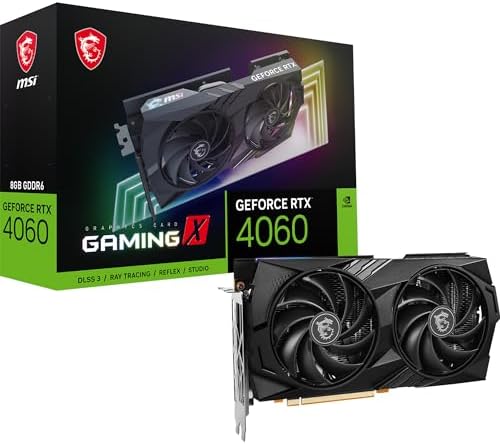 Alternative view of MSI GeForce RTX 4060 GAMING X 8G GDDR6 128Bit DX12 DLSS 3 Gaming (Oyuncu) Ekran Kartı
