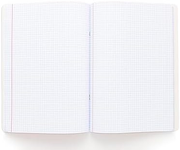Alternative view of Colors A5 60 Yaprak Kareli Defter 3'lü Paket, Somon, Pembe, Mavi