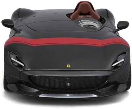 Alternative view of Bburago Ferrari Monza SP1: 1:24 ölçeğinde model araba, Ferrari Race & Play serisi, hareketli kapı, siyah-kırmızı (18-26027BK)