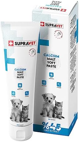 Supravet Calcium Kedi ve Köpekler İçin Kalsiyum Malt Paste 100 Gr