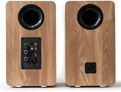 A6 ARC Aktif Hoparlör Kahverengi (HDMI ARC,RCA Bluetooth,Optik,USB,Sub Out)