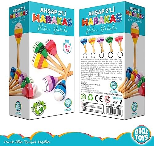 Toys Ahşap Marakas 2'li