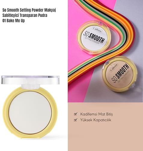 Alternative view of Callista So Smooth Setting Powder Makyaj Sabitleyici Transparan Pudra 01 Bake Me Up